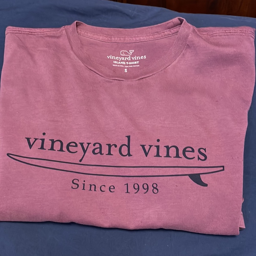 Wine colored tee by Vineyard Vines